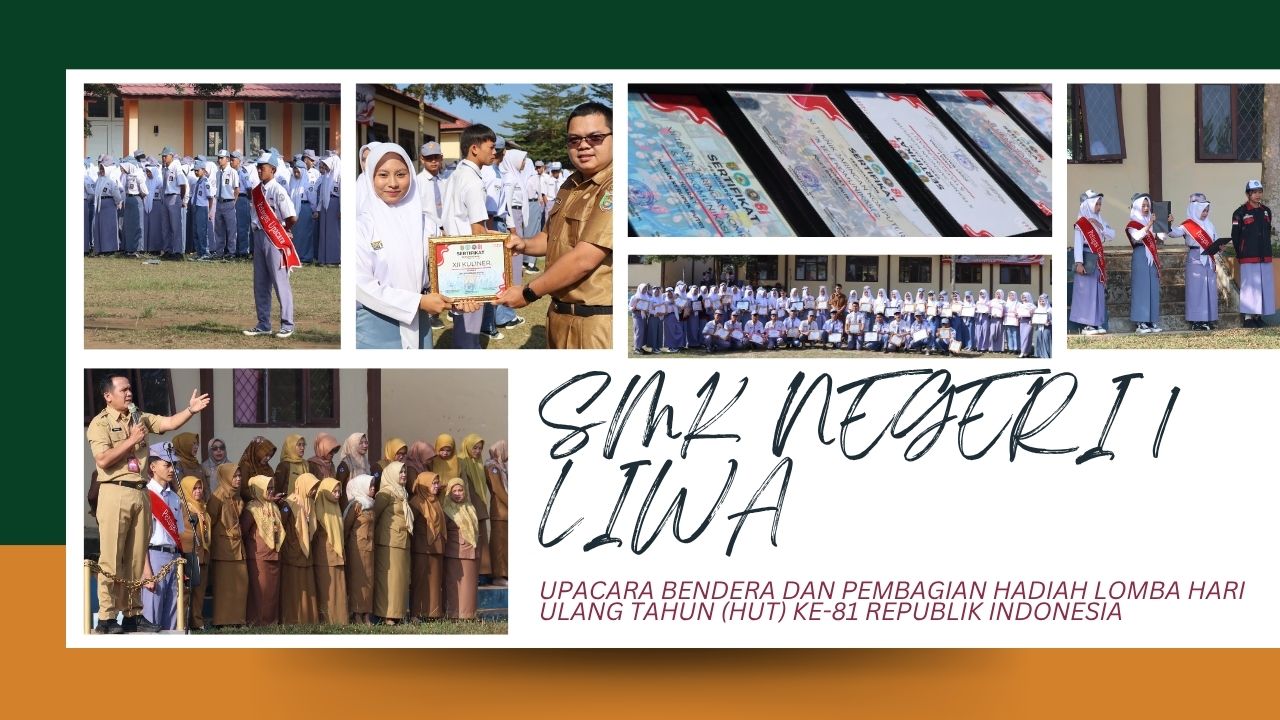 SMK Negeri 1 Liwa Gelar Upacara Bendera dan Pembagian Hadiah Lomba HUT ke-81 Republik Indonesia