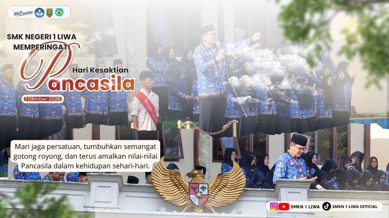Penuh Khidmat, SMK Negeri 1 Liwa Gelar Upacara Hari Kesaktian Pancasila 2026 Pagi Ini